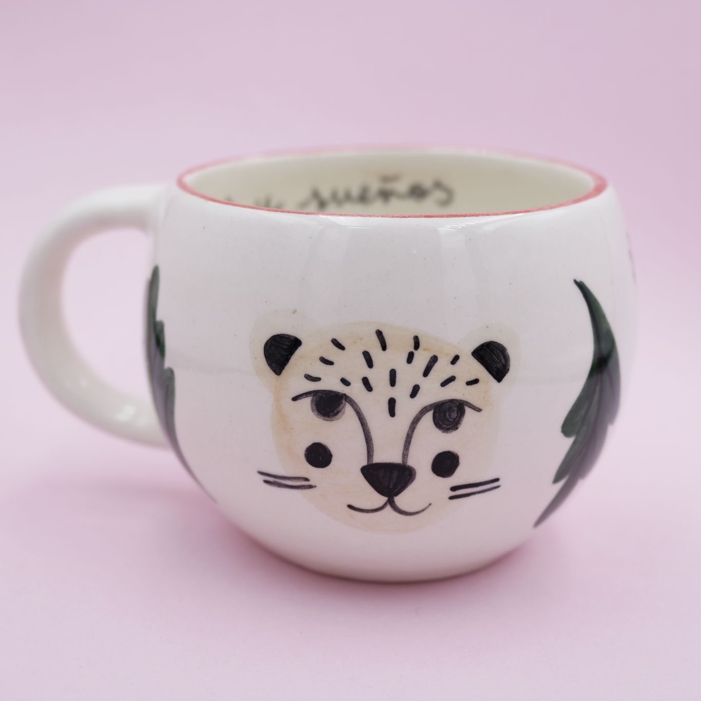 MUG LEOPARDO "Sumemos Aventuras, Sonrisas y Sueños"