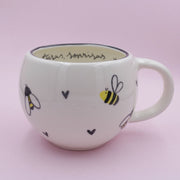MUG ABEJITA "Sumemos Aventuras, Sonrisas y Sueños"
