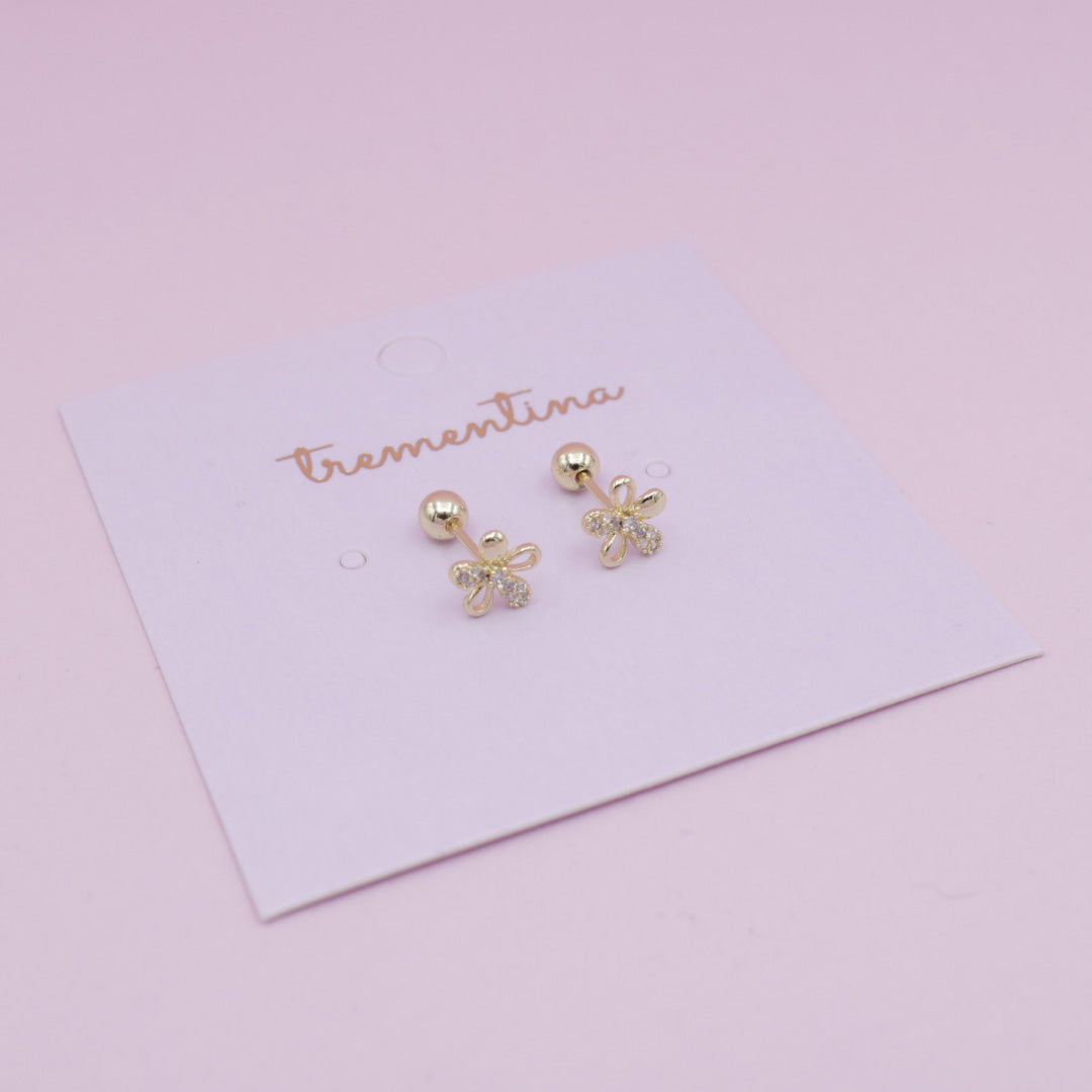 Topos Dorados Flor Encanto
