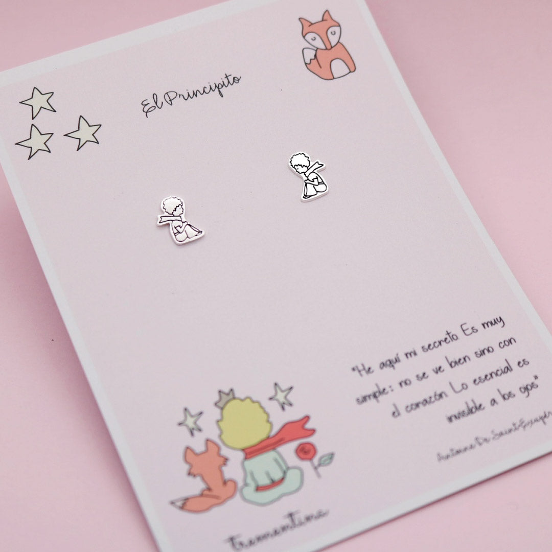 Topos en Plata "El Principito" Sentado