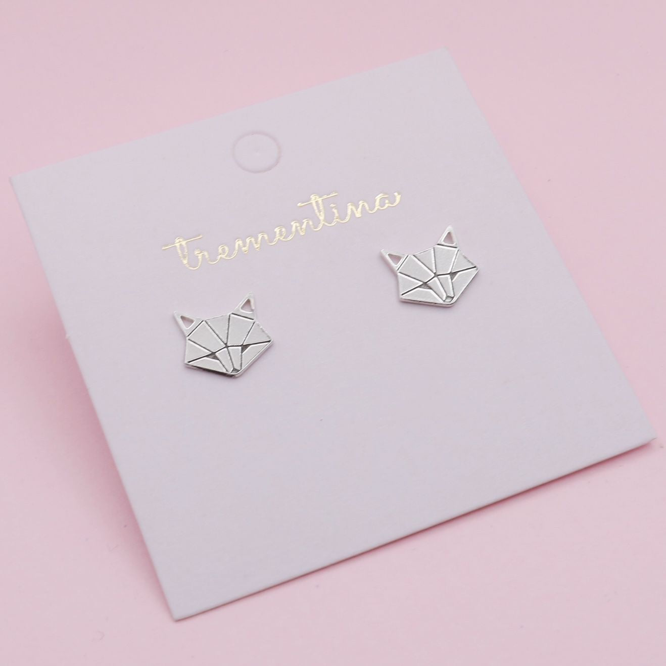 Topos de Plata Zorrito en Origami