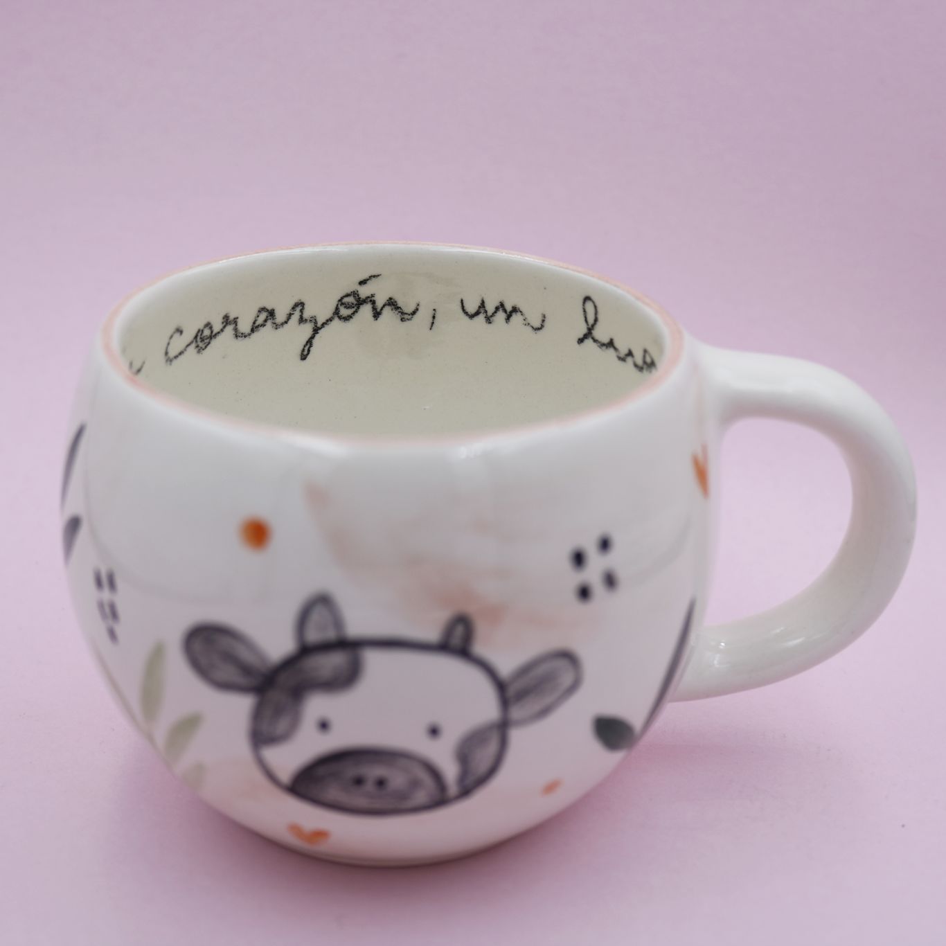 MUG VACA "Tu Corazón, un Lugar Generoso"