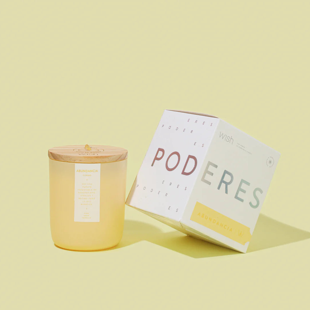Vela Wish Amarillo Abundancia