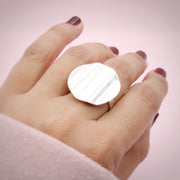 Anillo Olas De Plata