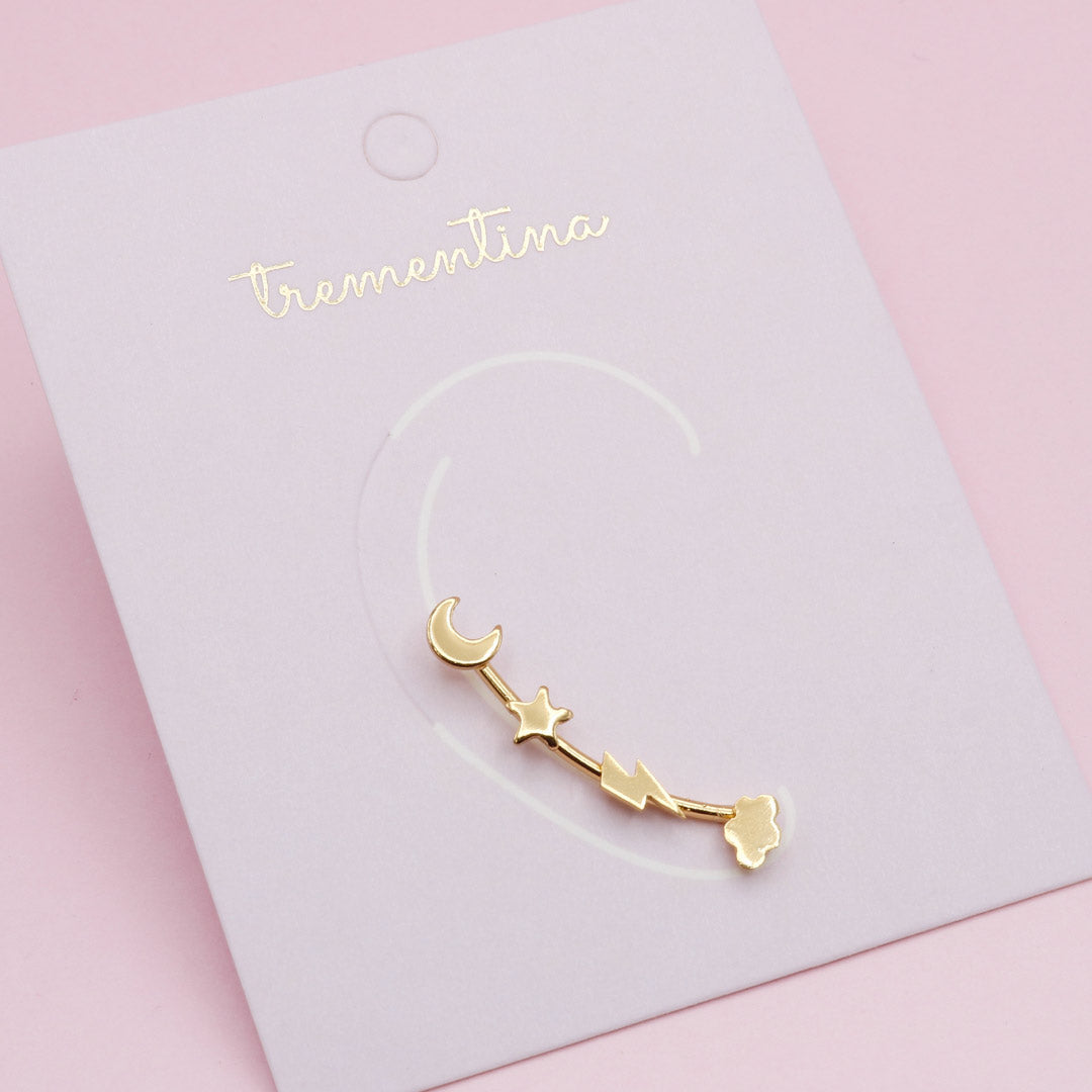 Ear Climbers Dorados Universo