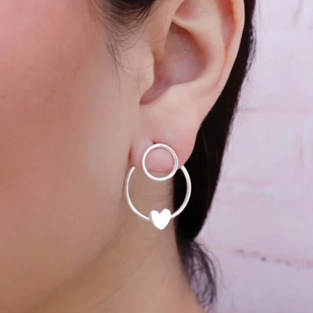 Aretes Minimalista Corazón