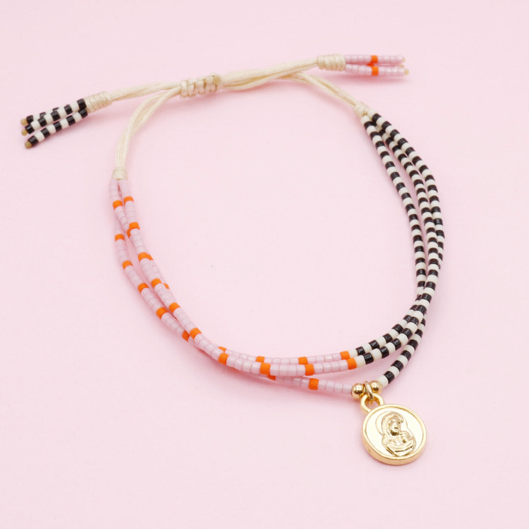 Pulsera Triple Virgen de Luz