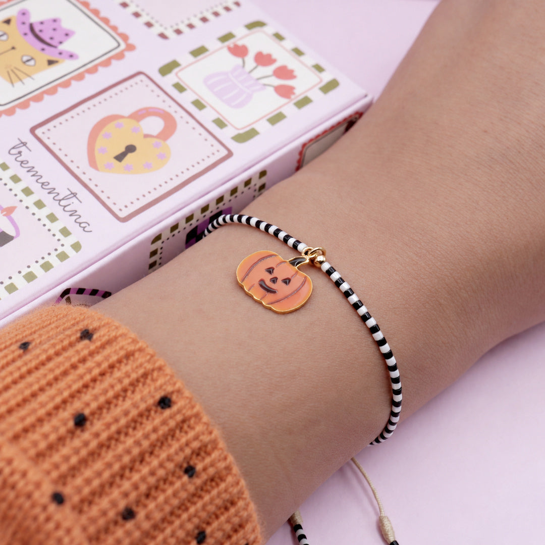 Pulsera Mostacilla Calabaza
