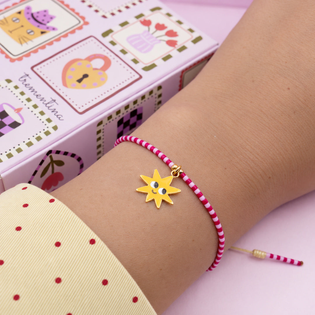 Pulsera Mostacilla Sol Estrellado