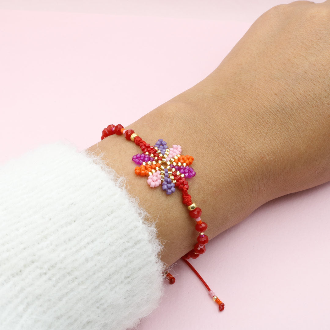 Pulsera Tejida Magic Flower