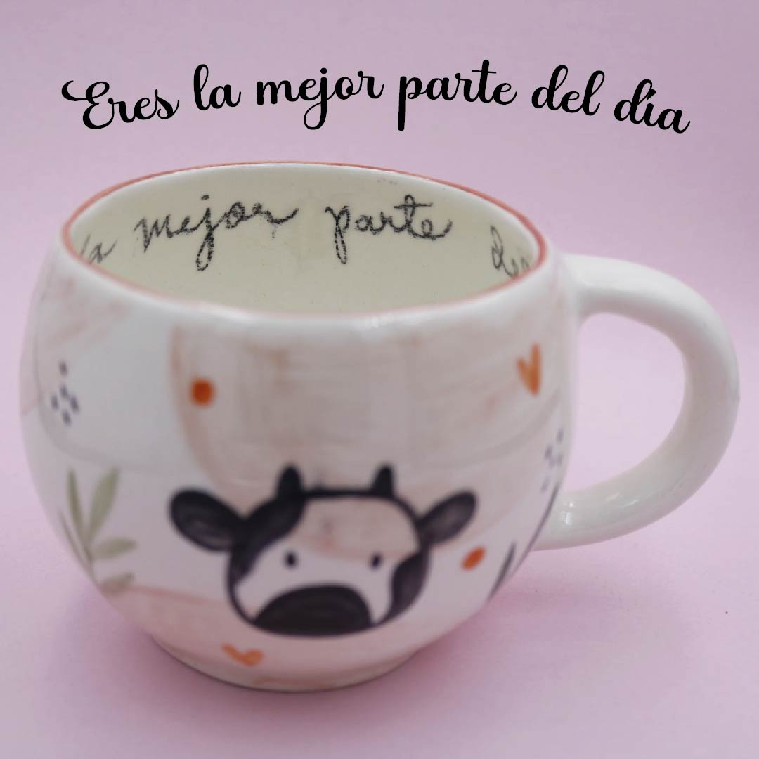 MUG VACA "Eres la Mejor Parte del Día"