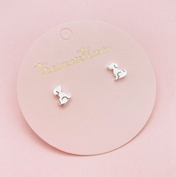 Topos Perrito Sentado en Plata