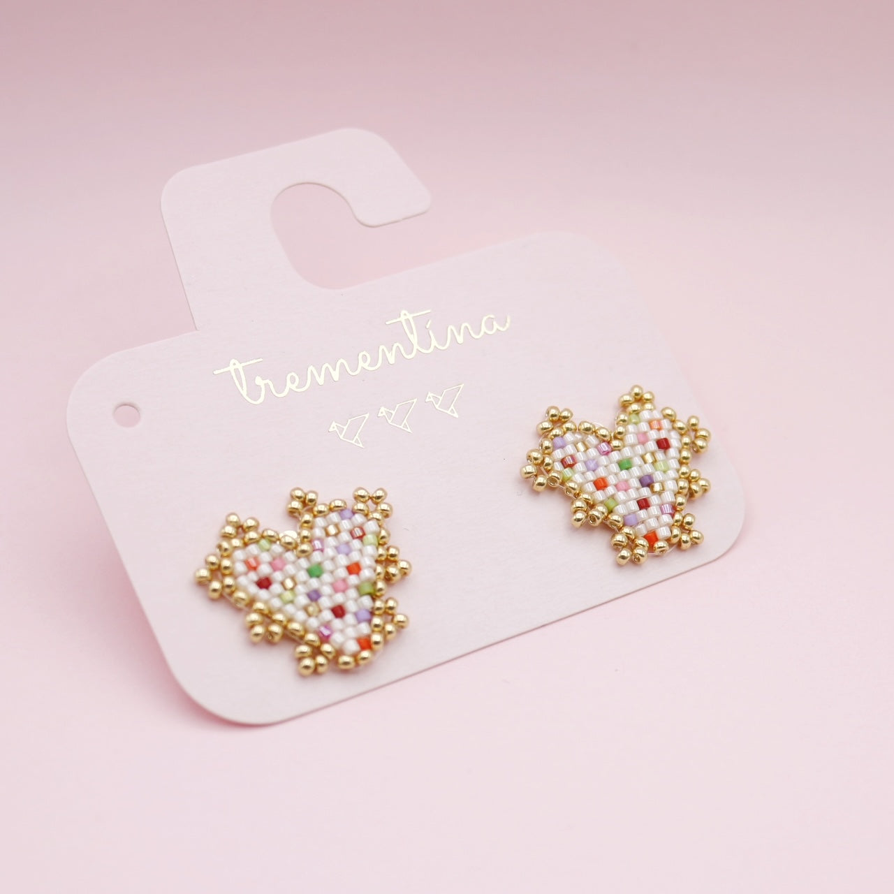 Aretes Corazón Puntos