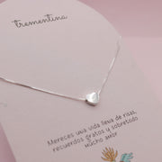 Collar Corazón Plata