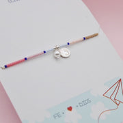 Pulsera Mostacilla San Benito en Plata